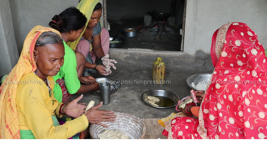 थारु समुदायमा माघीको रौनक सुरु