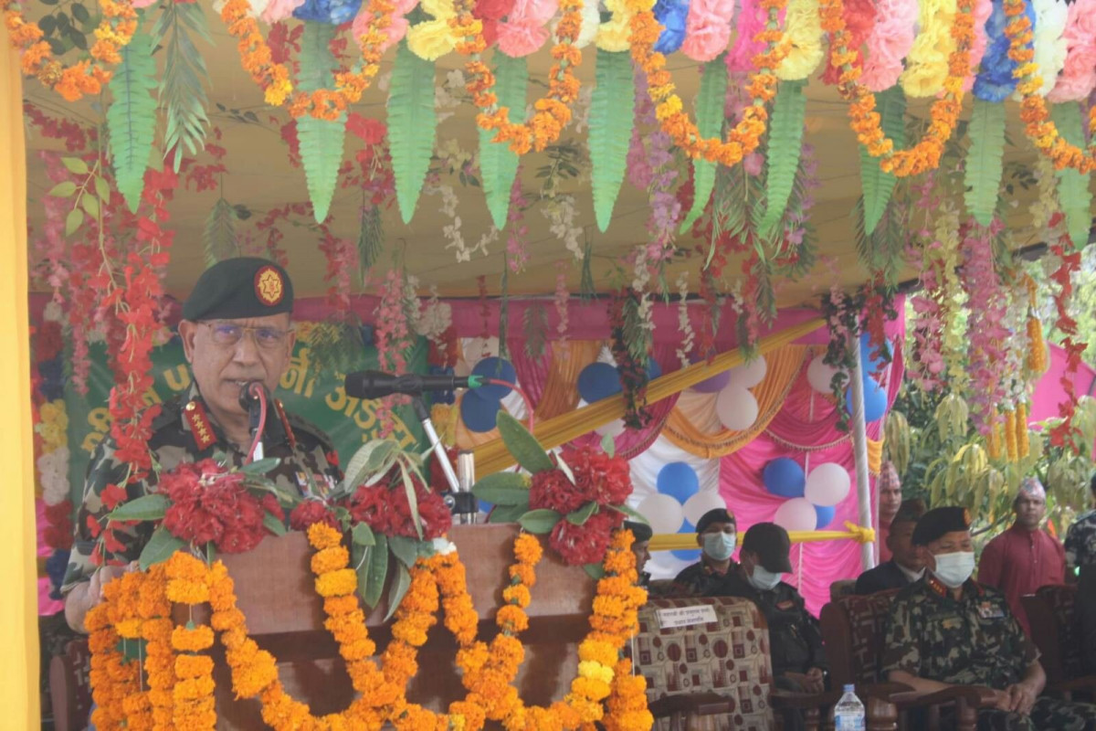 संविधानले दिएको जिम्मेवारी बहन गर्न सङ्गठन तयार छ : प्रधानसेनापति