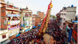 बौद्ध जोरपाटी क्षेत्रमा मनाइयो चामुण्डा रथयात्रा