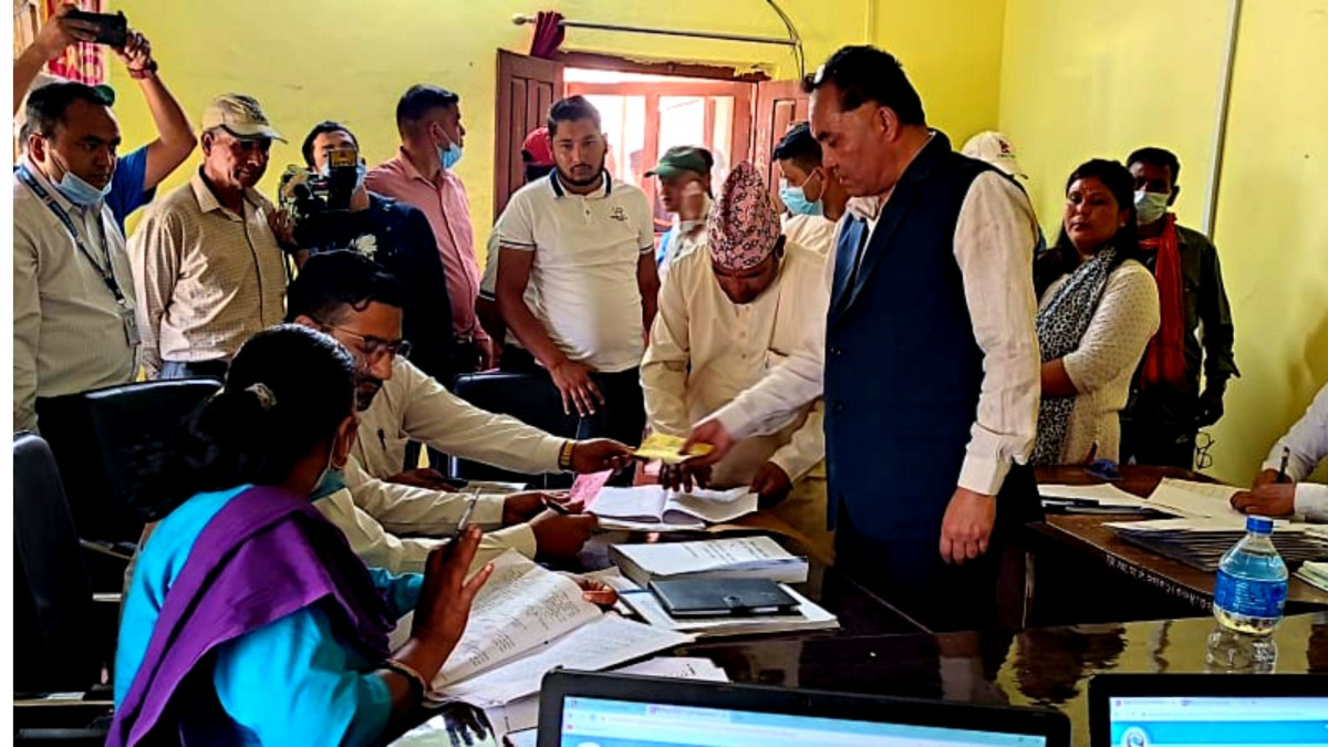 उमेदवारी दर्ता अपराह्न ५ बजेसम्म