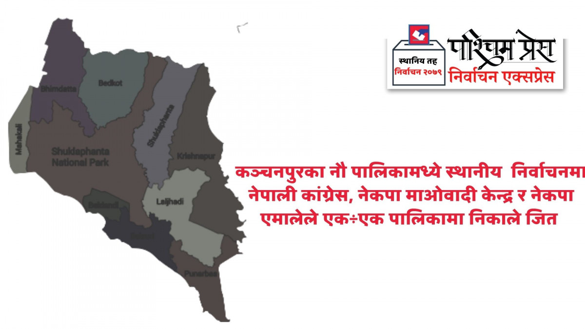 कञ्चनपुरमा तीन पालिकाको टुङ्गो