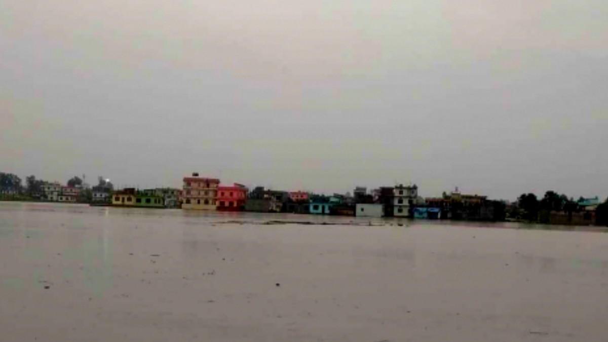 धनगढीमाका अधिकांश क्षेत्र डुबानमा