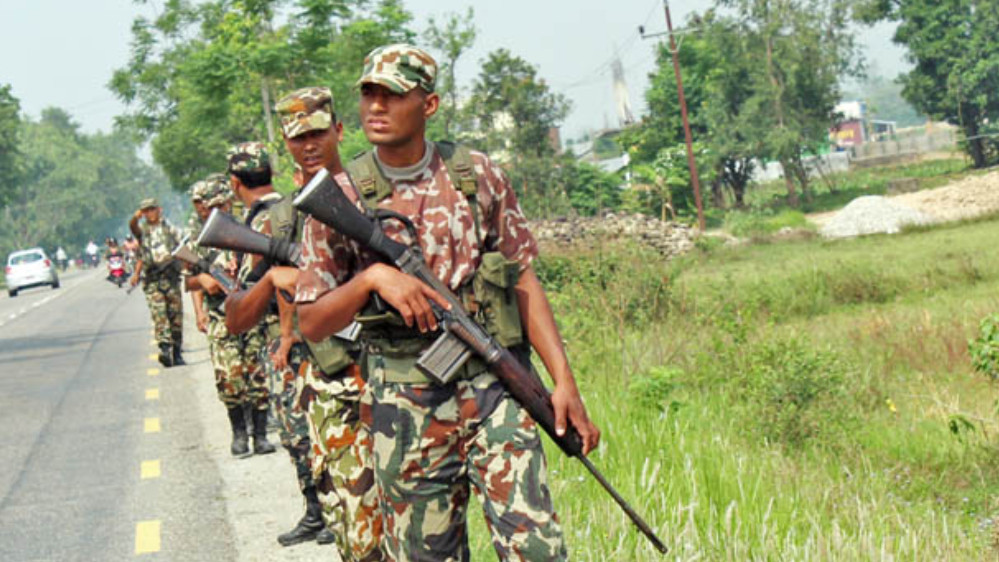 निर्वाचनका लागि सेना परिचालन गर्न स्वीकृति