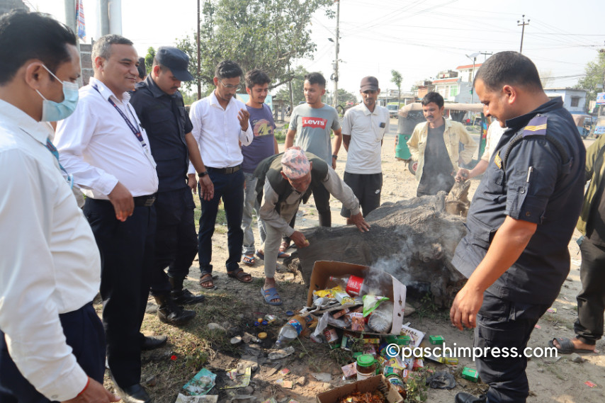 बजारमा म्याद नाघेका खाद्य वस्तु छ्यापछ्याप्ती