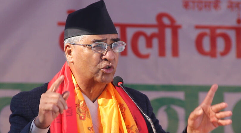 प्रधानमन्त्री देउवा गृहजिल्लामा व्यस्त, आज दुई चुनावीसभालाई सम्बोधन गर्ने