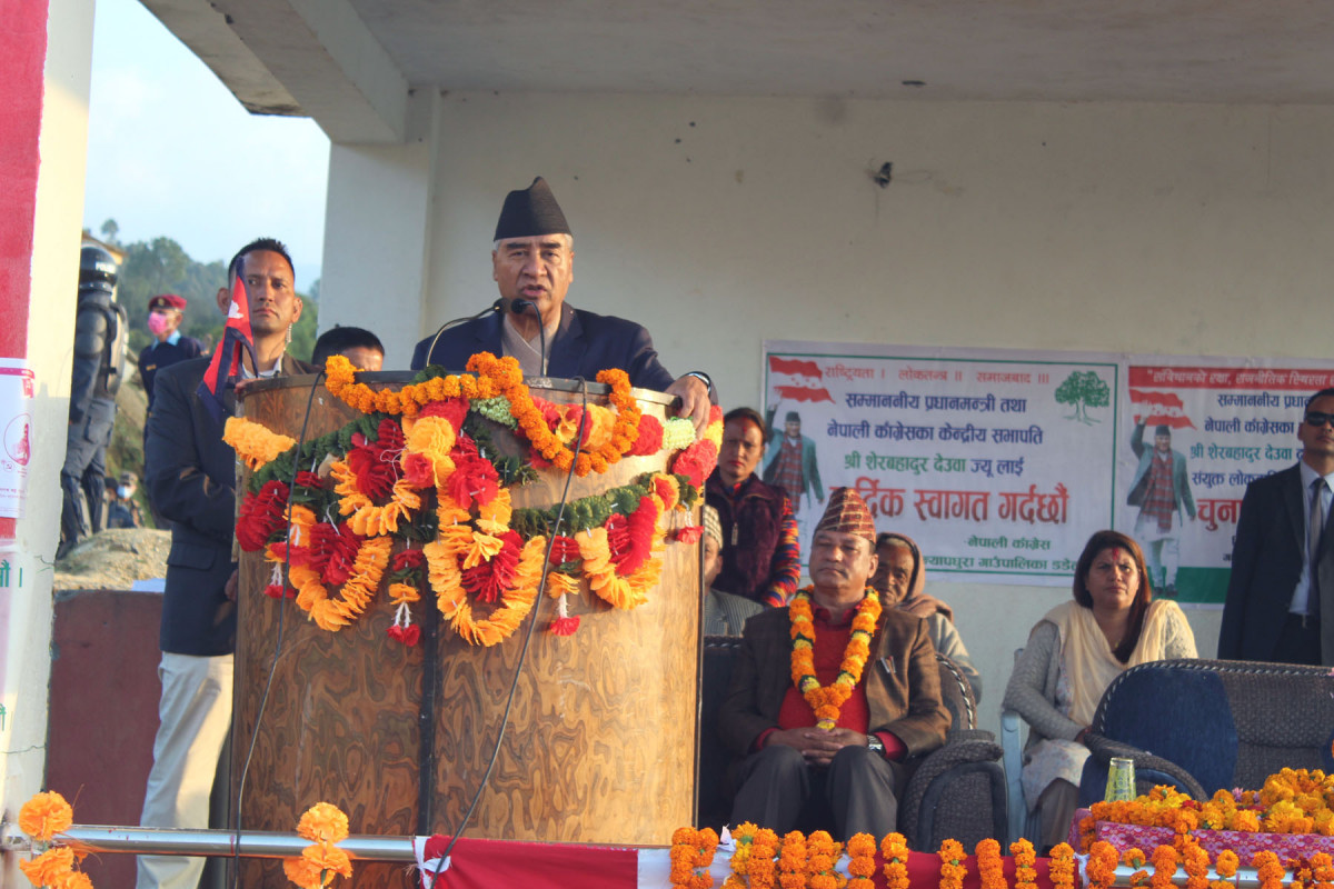 लोकतन्त्र र संविधान रक्षाका लागि गठबन्धन गर्नुपरेको हो : प्रधानमन्त्री देउवा