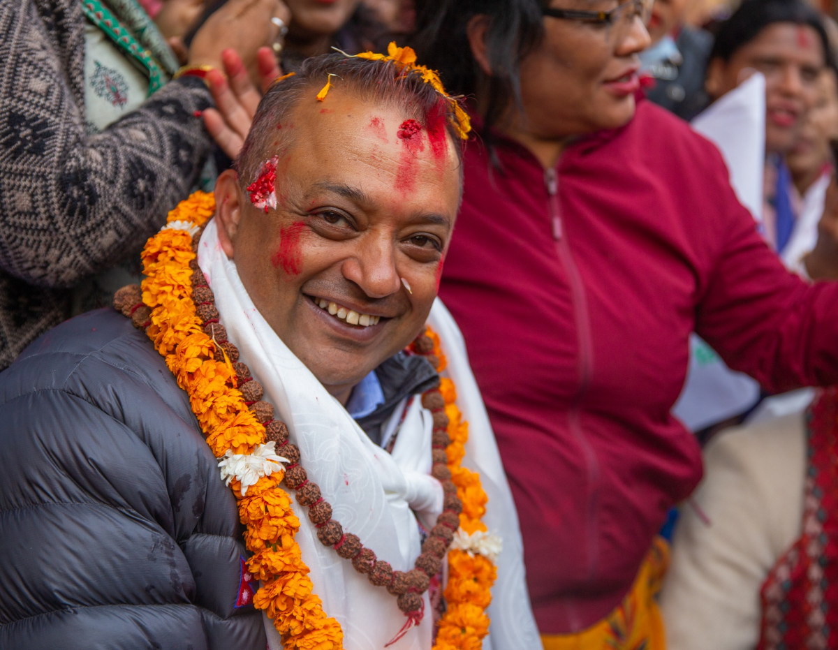 काठमाडौँ  ४ मा गगन थापाको फराकिलो जित 