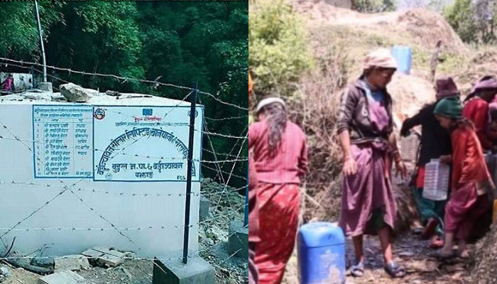 बझाङको बड्डीज्यावनमा चार महिनादेखि खानेपानी समस्या