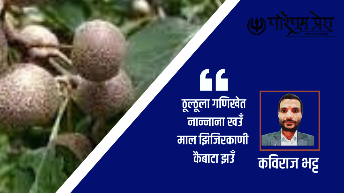 माल झिजिरकाणी कै बाटा झौँ ?