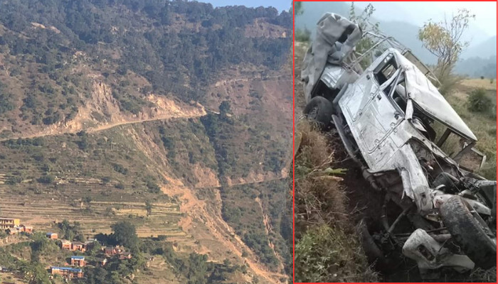 अछामको चौरपाटीमा जिप दुर्घटना
