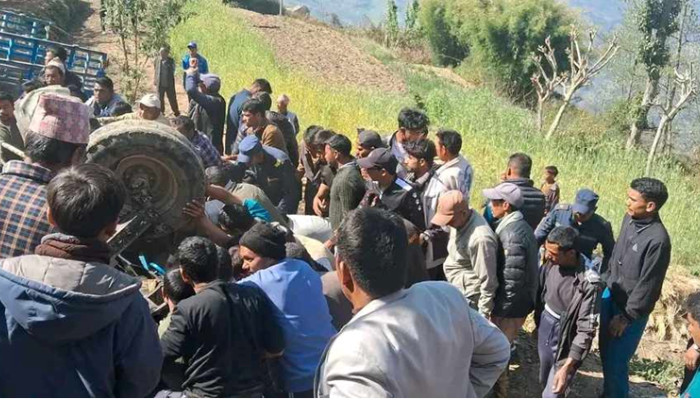 अछाममा ट्र्याक्टर दुर्घटना, पाँच जनाको मृत्यु
