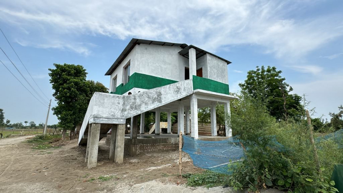 बाढीको समस्या झेल्दै आएका कुतियाकबरवासीका लागि ‘सेफ हाउस’ निर्माण