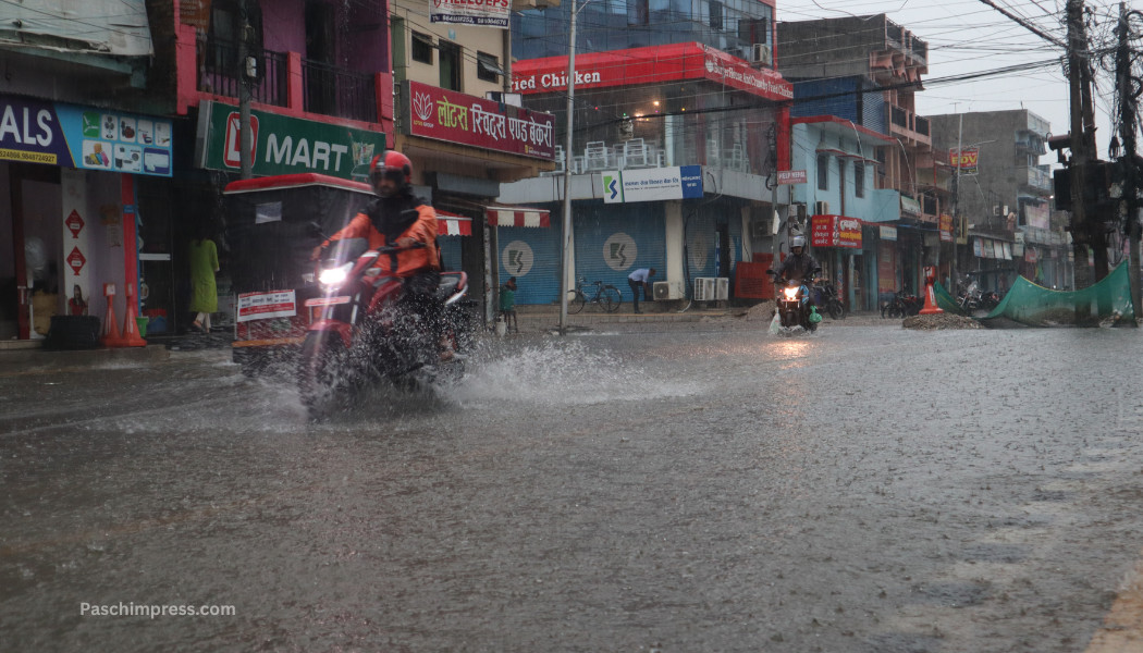 शनिबारसम्म मौसममा सुधार नहुने, भारी वर्षाको सम्भावना