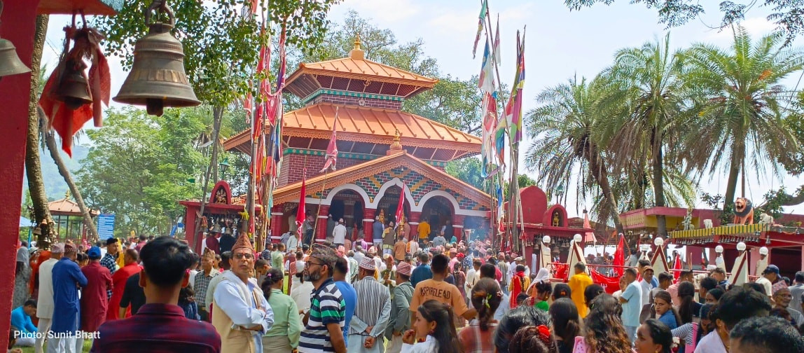 बैतडीको त्रिपुरासुन्दरी मन्दिरमा ‘अषाढी जात’ सम्पन्न
