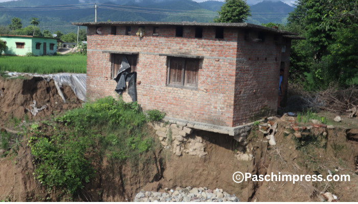 बाढी र डुबानले कञ्चनपुरमा डेढ अर्बको क्षति