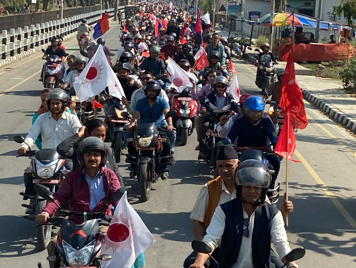 कञ्चनपुरमा गणतन्त्रका पक्षमा एमालेद्वारा शक्ति प्रदर्शन